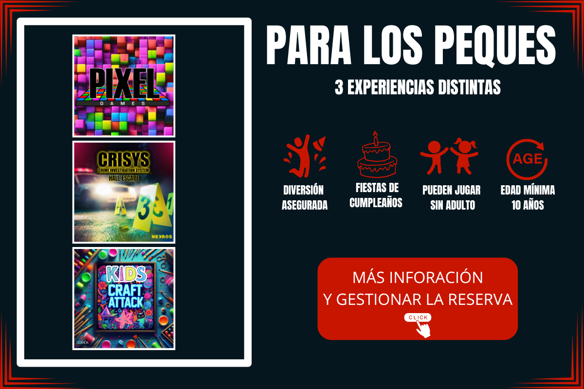 escape room para niños y actividades para cumpleaños barcelona