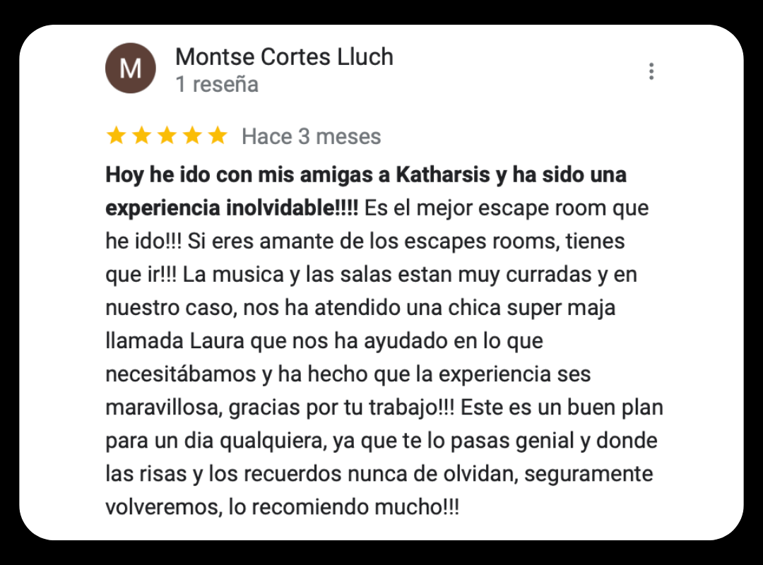 reseña escape room katharsis