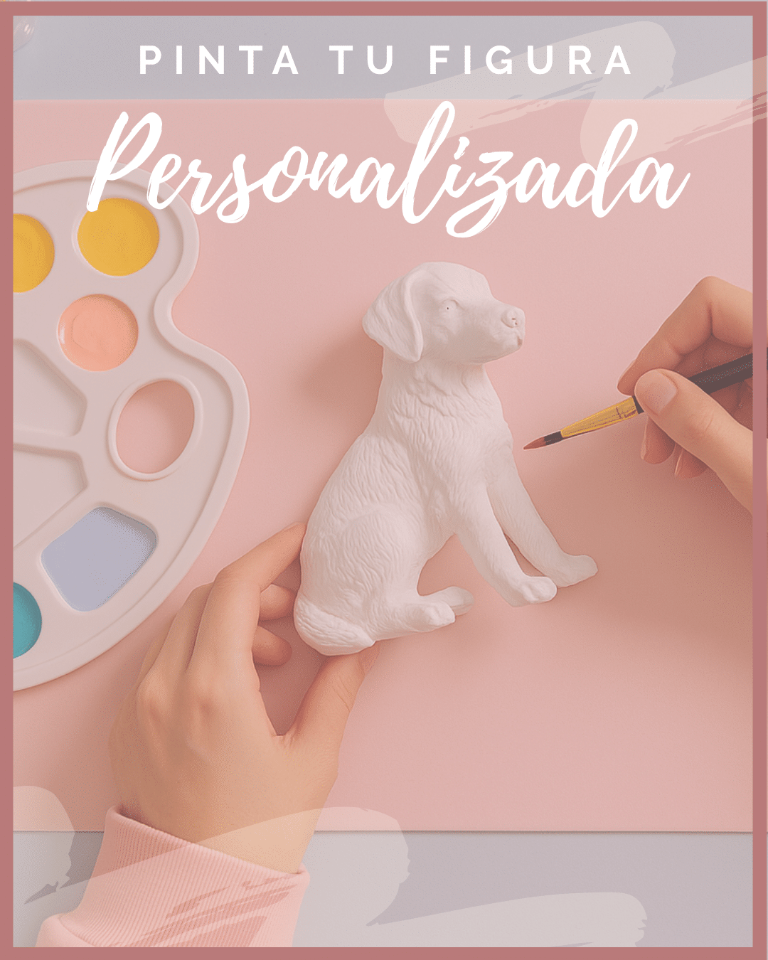 pinta figura personalizada taller creativo en Mataró