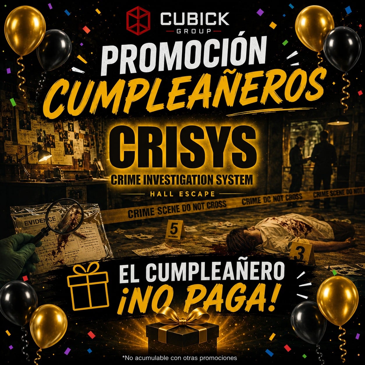 celebra tu cumpleaños en un escape room